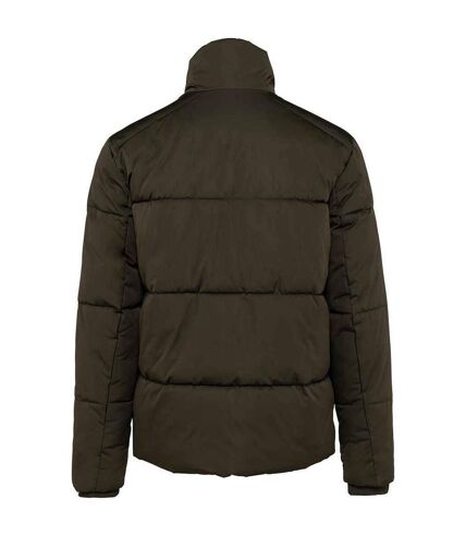 Mens recycled down jacket khaki Native Spirit