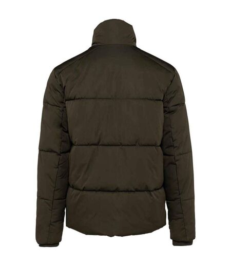 Mens recycled down jacket khaki Native Spirit