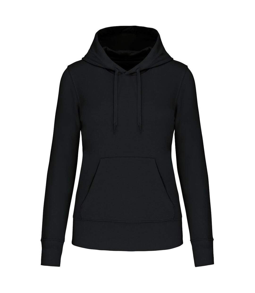 Sweat à capuche écoresponsable - Femme - K4028 - noir-1