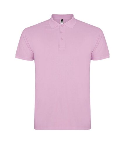 Polo star homme rose clair Roly Roly