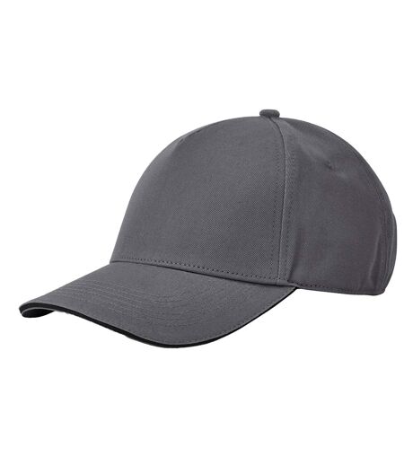 Casquette De Baseball Earthaware Classic Gris Foncé Noir Beechfield