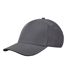 Casquette De Baseball Earthaware Classic Gris Foncé Noir Beechfield-2