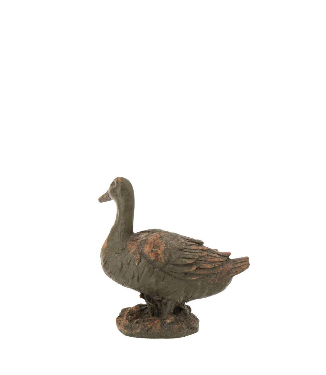 Statuette Canard d'Extérieur Antik 36cm Vert Foncé-2