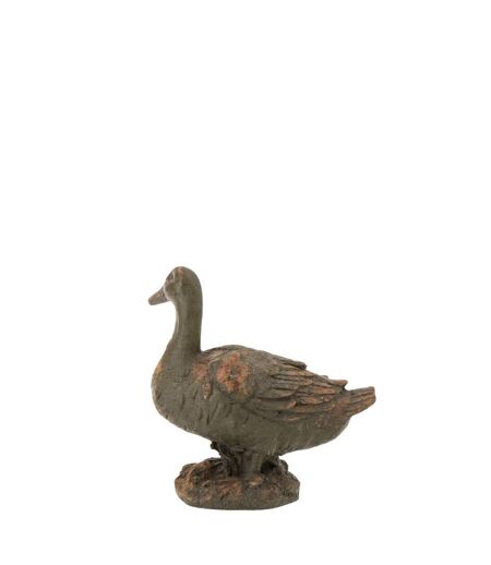 Statuette Canard d'Extérieur Antik 36cm Vert Foncé