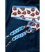 White Floral Print Cotton Scarf Reading Detachable EyeGlass Chain Lanyard Holder-4