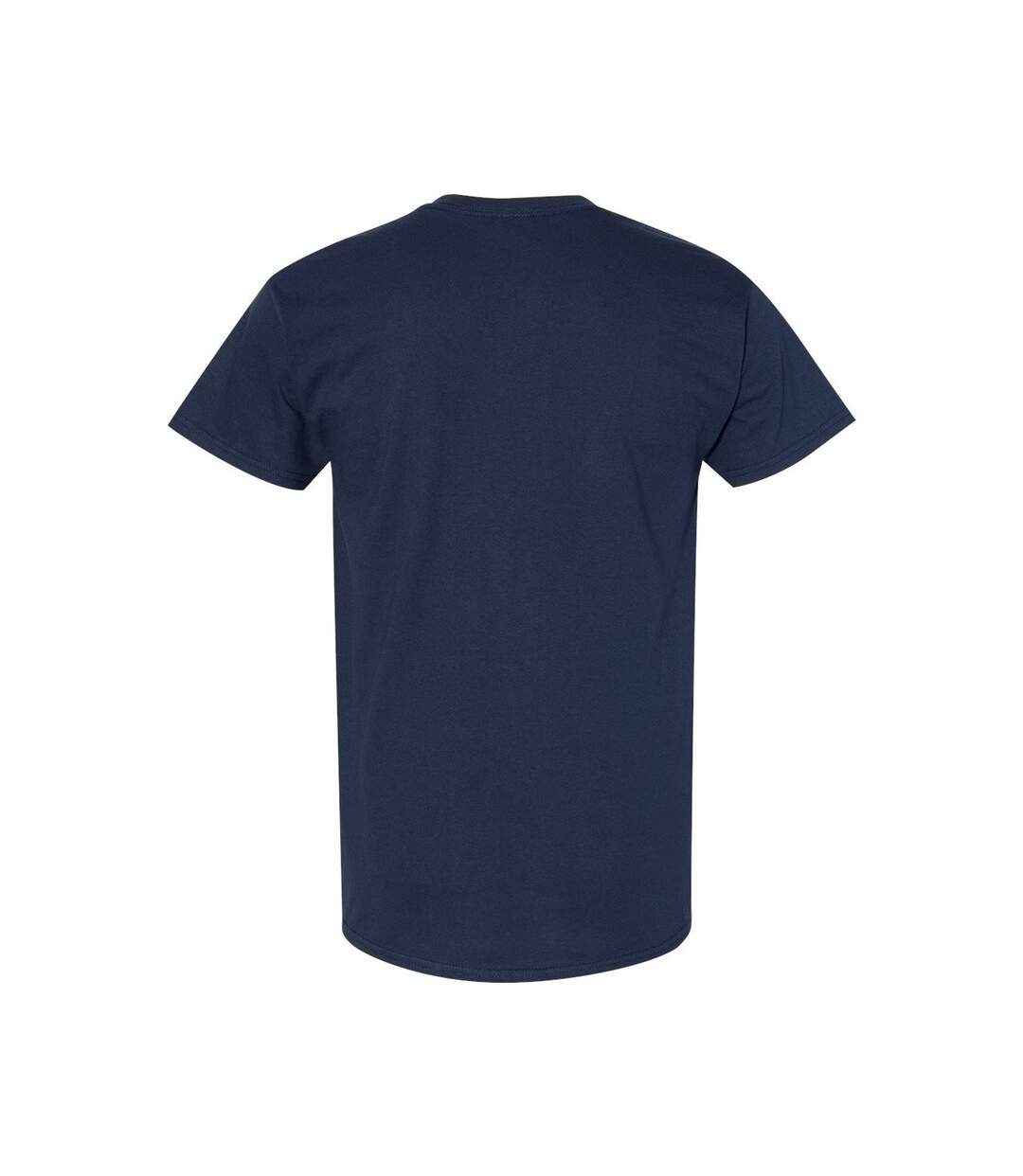 Mens Heavy Cotton T-shirt Navy Gildan-2