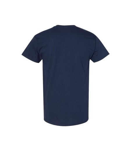 Mens Heavy Cotton T-shirt Navy Gildan