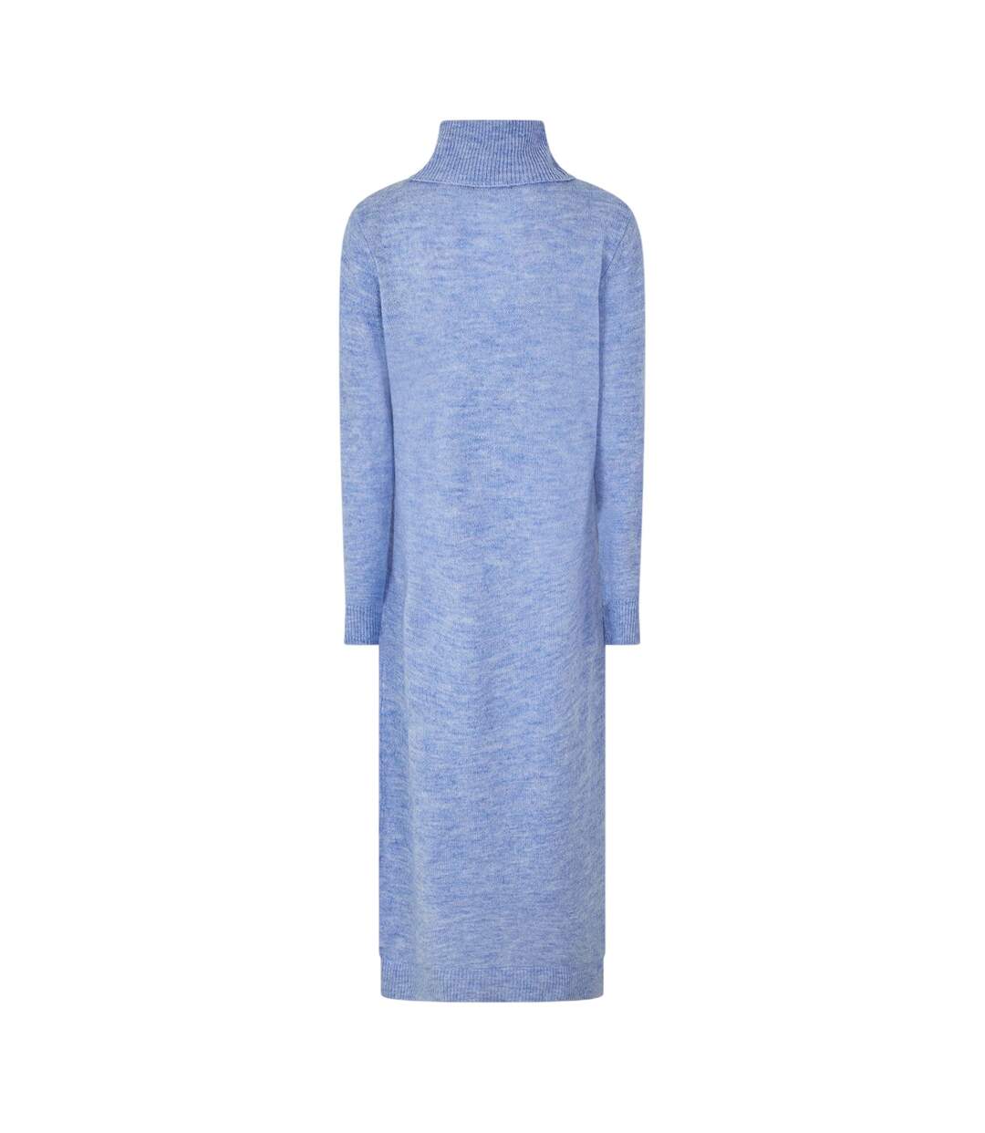 Womens/ladies Knitted Turtle Neck Sweater Dress Hydrangea Pieces-2