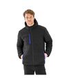 Result Genuine Recycled Mens Compass Padded Winter Jacket (Black/Royal Blue)