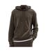 Sweat à capuche marron homme calvin klein jeans  350 terry monog-1
