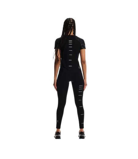 Womens/ladies Performance T-shirt Eclipse Grey On Running