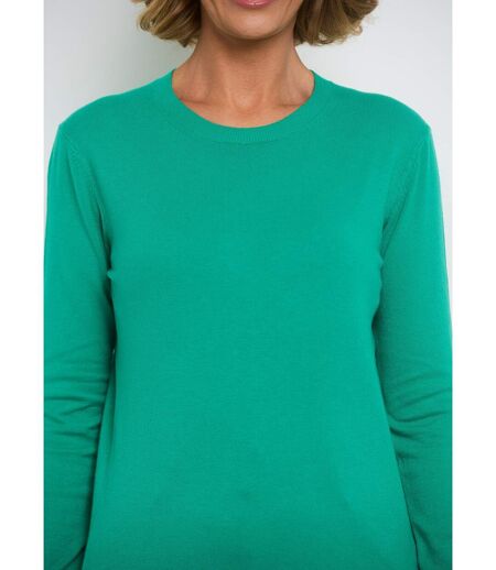 Pull manches longues maille fine jauge