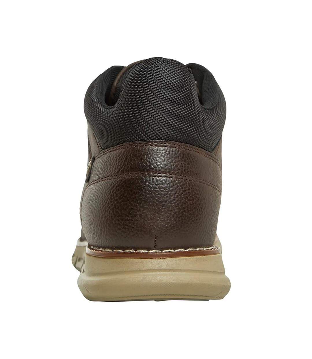 Mens Leather Lace Up Ankle Boots Brown Nicholas Deakins-2