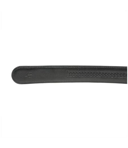 Ceinture en cuir noir pour hommes - Ajustable et élégante, idéale pour tous les styles