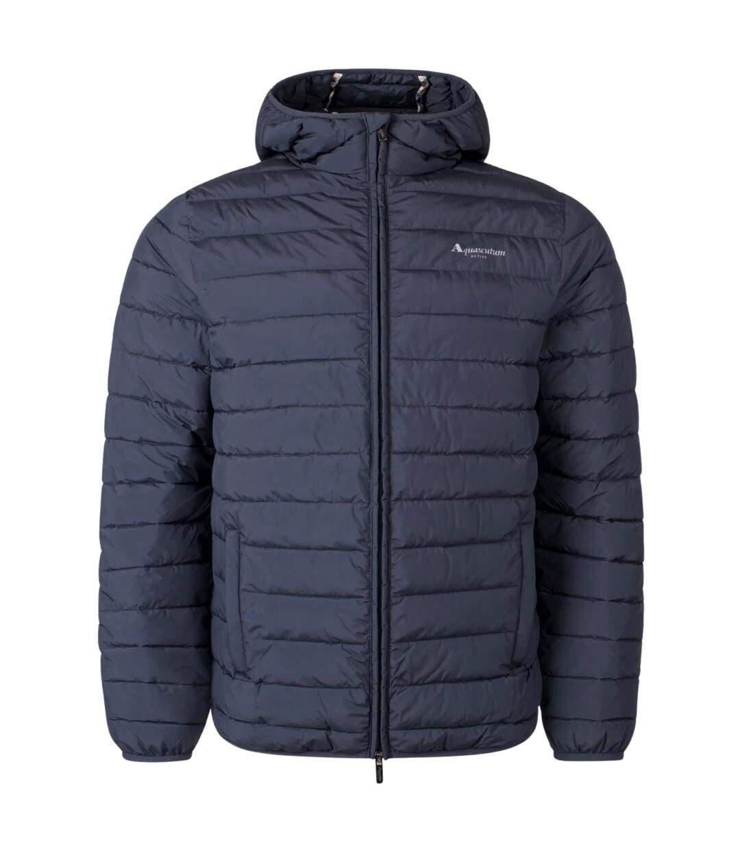 Doudoune Matelassée Active Homme Bleu Marine Foncé Aquascutum-2