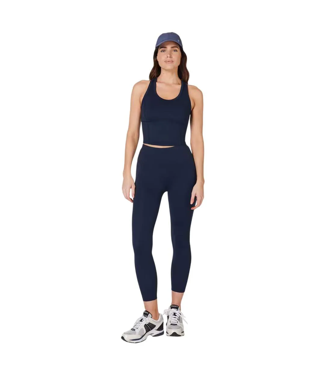Legging All Day 7/8 Femme Bleu Marine Sweaty Betty-1