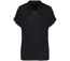 Polo en lin - Femme - PATS221 - noir-1
