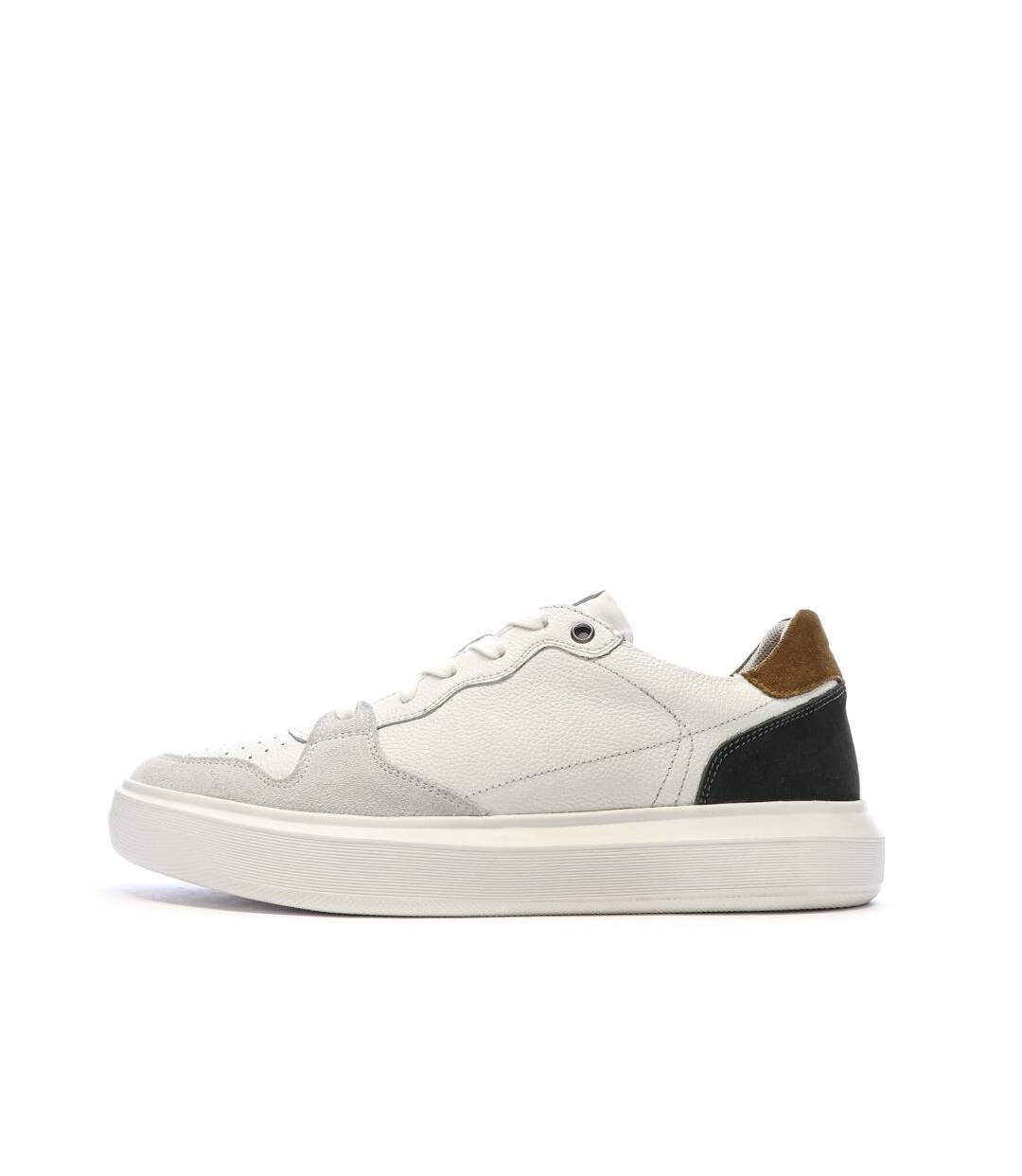 Baskets blanches homme geox deiven-1