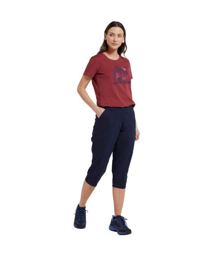 Pantacourt Coastal Femme Bleu Marine Mountain Warehouse