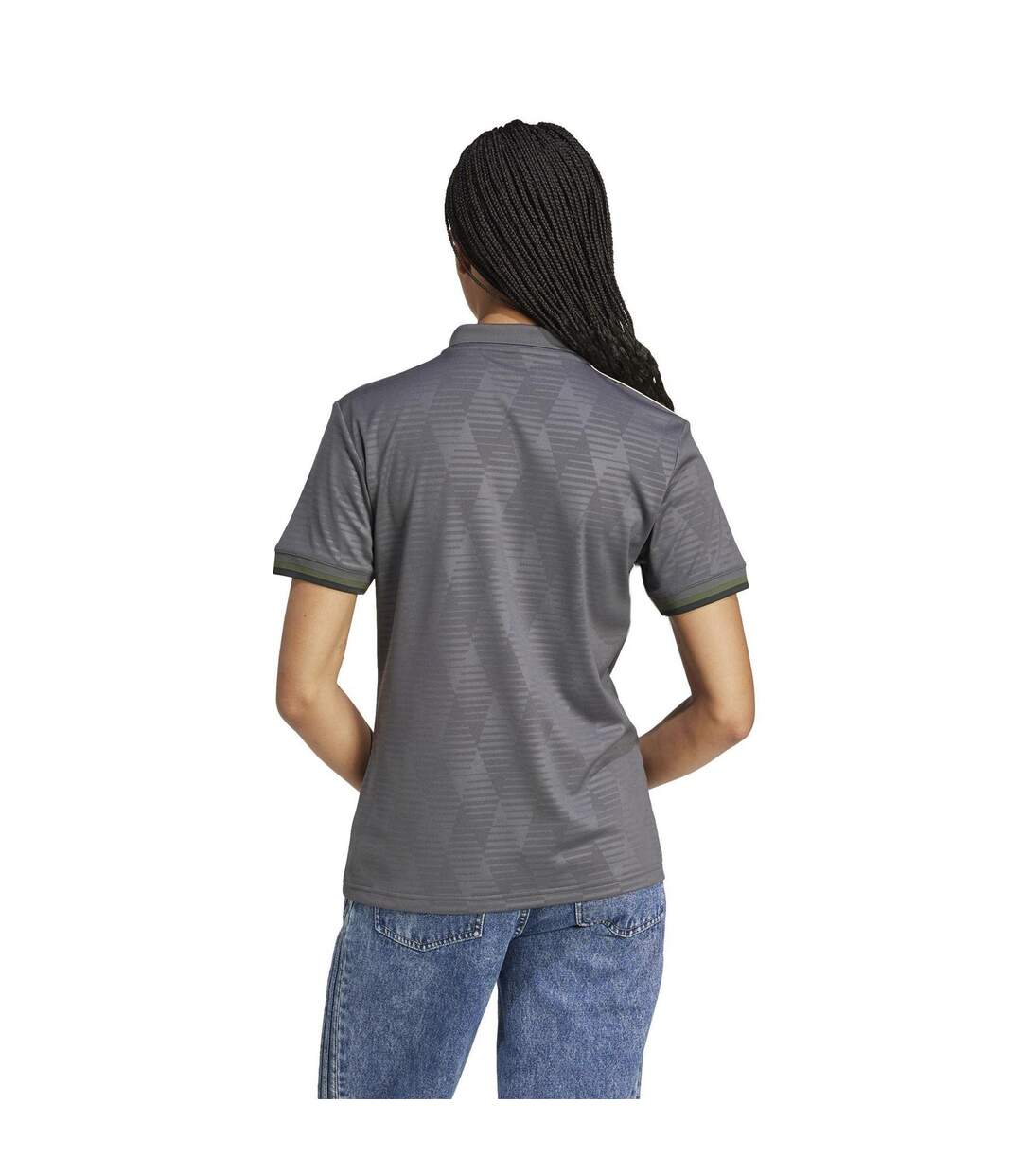 Polo Motif/style Fc Bayern Munich Wiesn Femme Gris Adidas-1