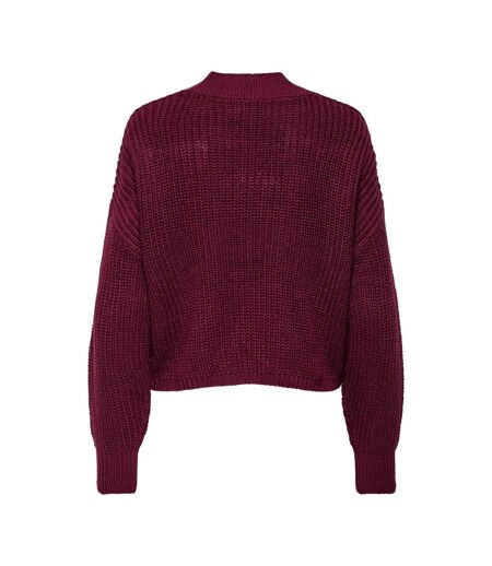 Cardigan Carol Nice Femme Bordeaux Only