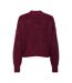 Cardigan Carol Nice Femme Bordeaux Only-2