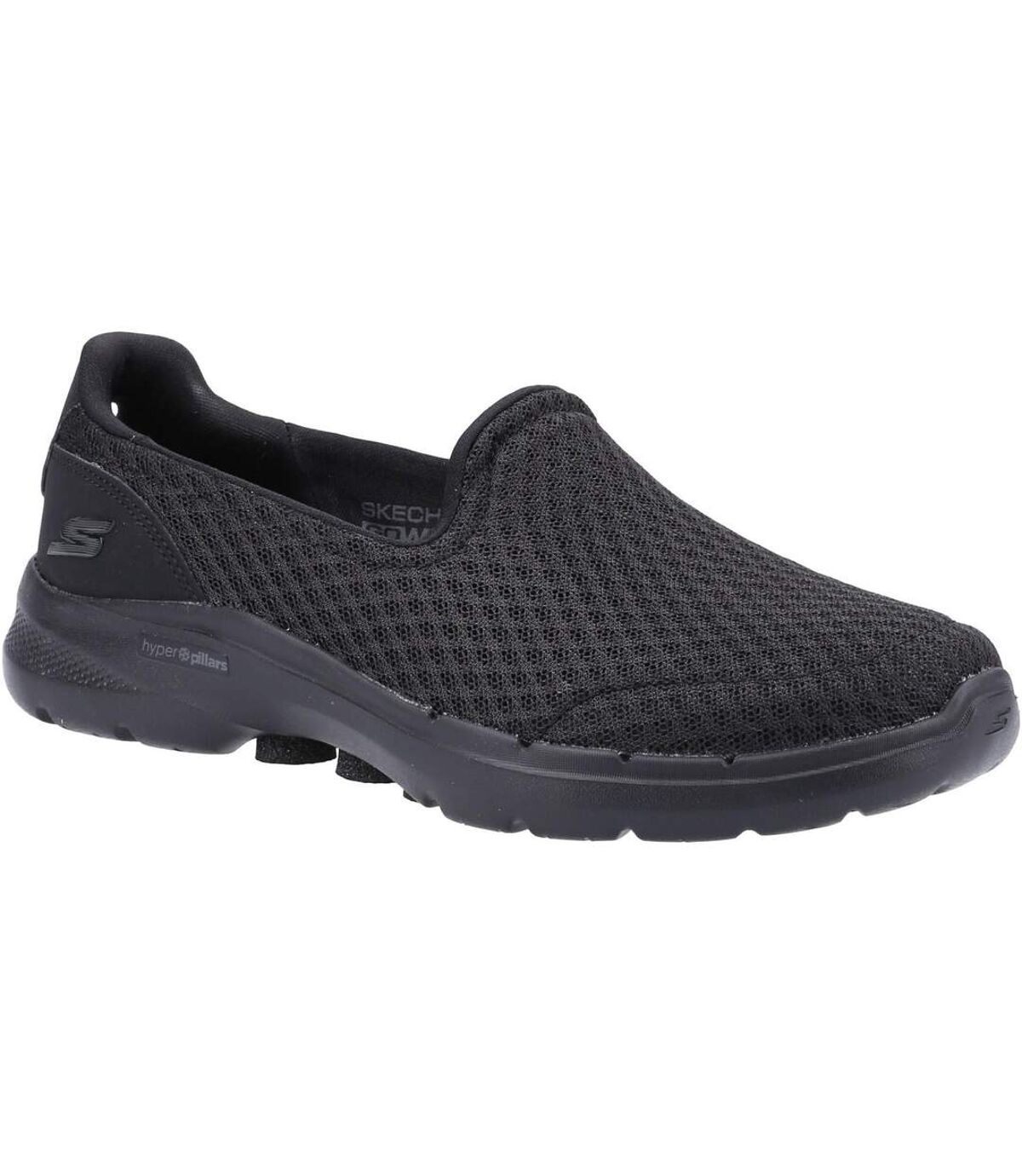 Skechers Womens/Ladies GOwalk 6 Big Splash Walking Shoes (Black) - UTFS8216