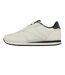 Mens Classic Coated Leather Trainers Chalk Black Slazenger-3