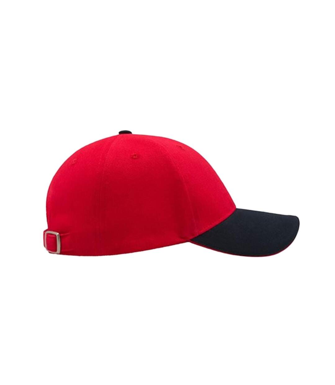 Casquette Sandwich En Coton Épais Mixte Rouge Bleu Marine Atlantis-3