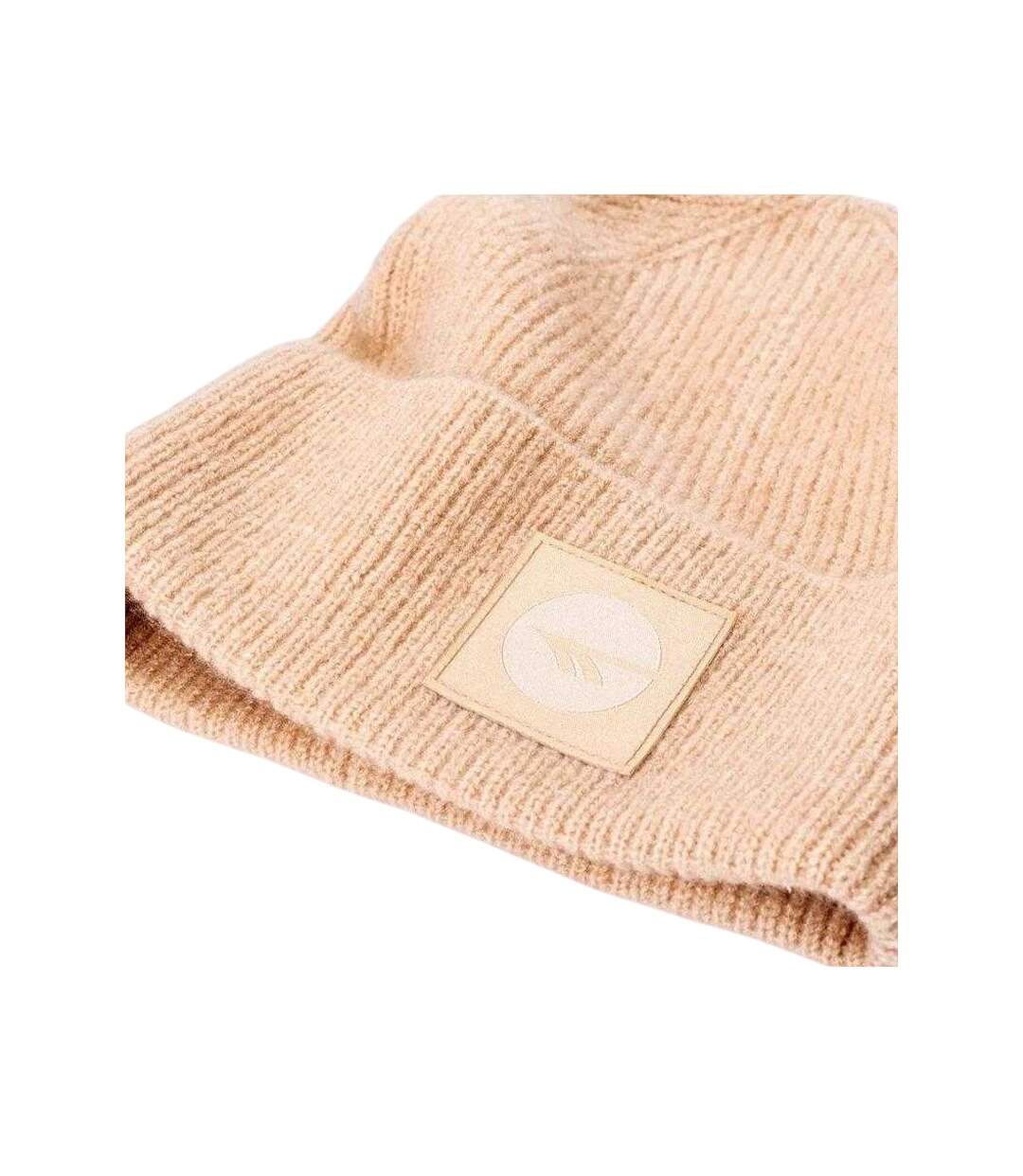 Bonnet Motif/style Côtelé Curim Femme Beige Hi-Tec-2