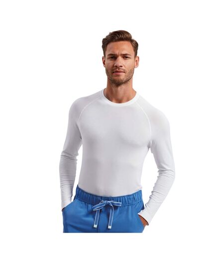 Mens Unstoppable Fresh Underscrub Base Layer Top White Onna