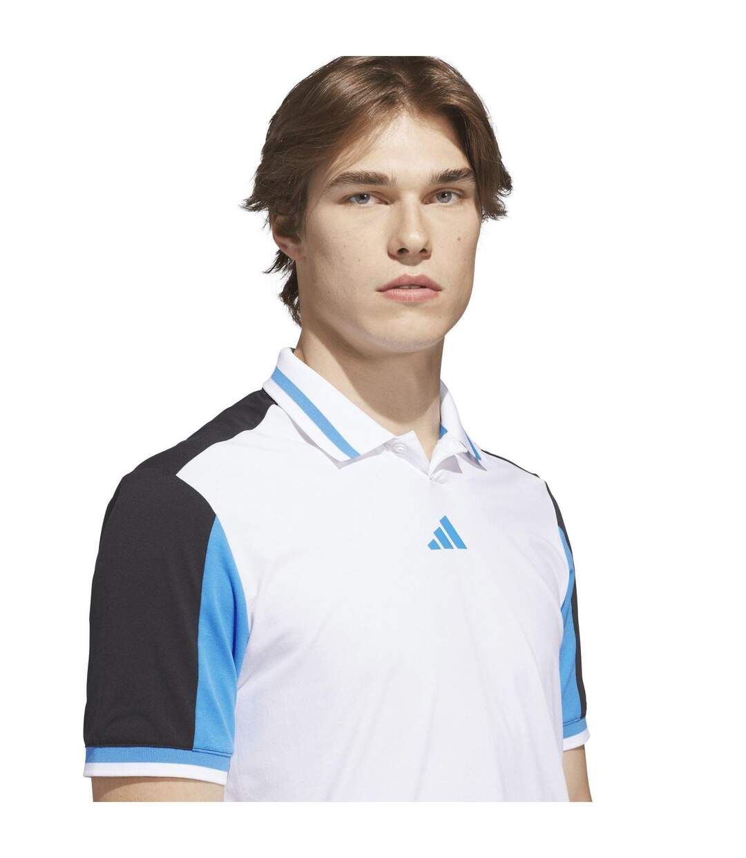 Polo Beyond Homme Blanc Noir Adidas-4