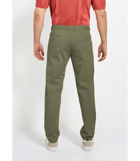 Pantalon chino droit toile coton stretch