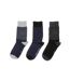 x3 paires de chaussettes noir/marine homme serge blanco nnl - 39/42-1