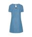 Womens/ladies Flora Casual Dress Denim Mountain Warehouse-2