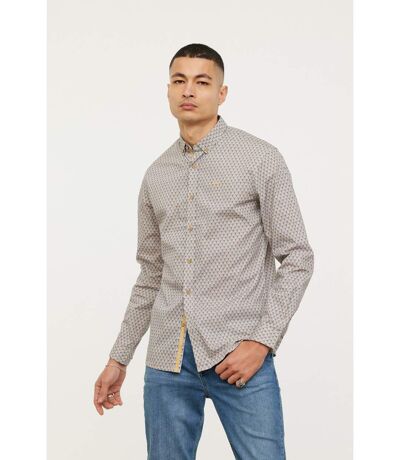 Chemise manches longues coton slim DUMY