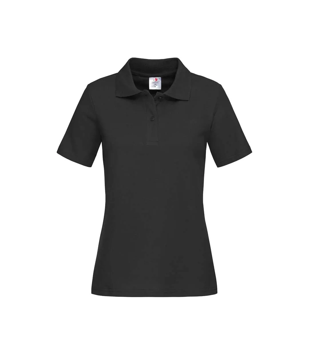 Polo Femme Noir Stedman Classics-2