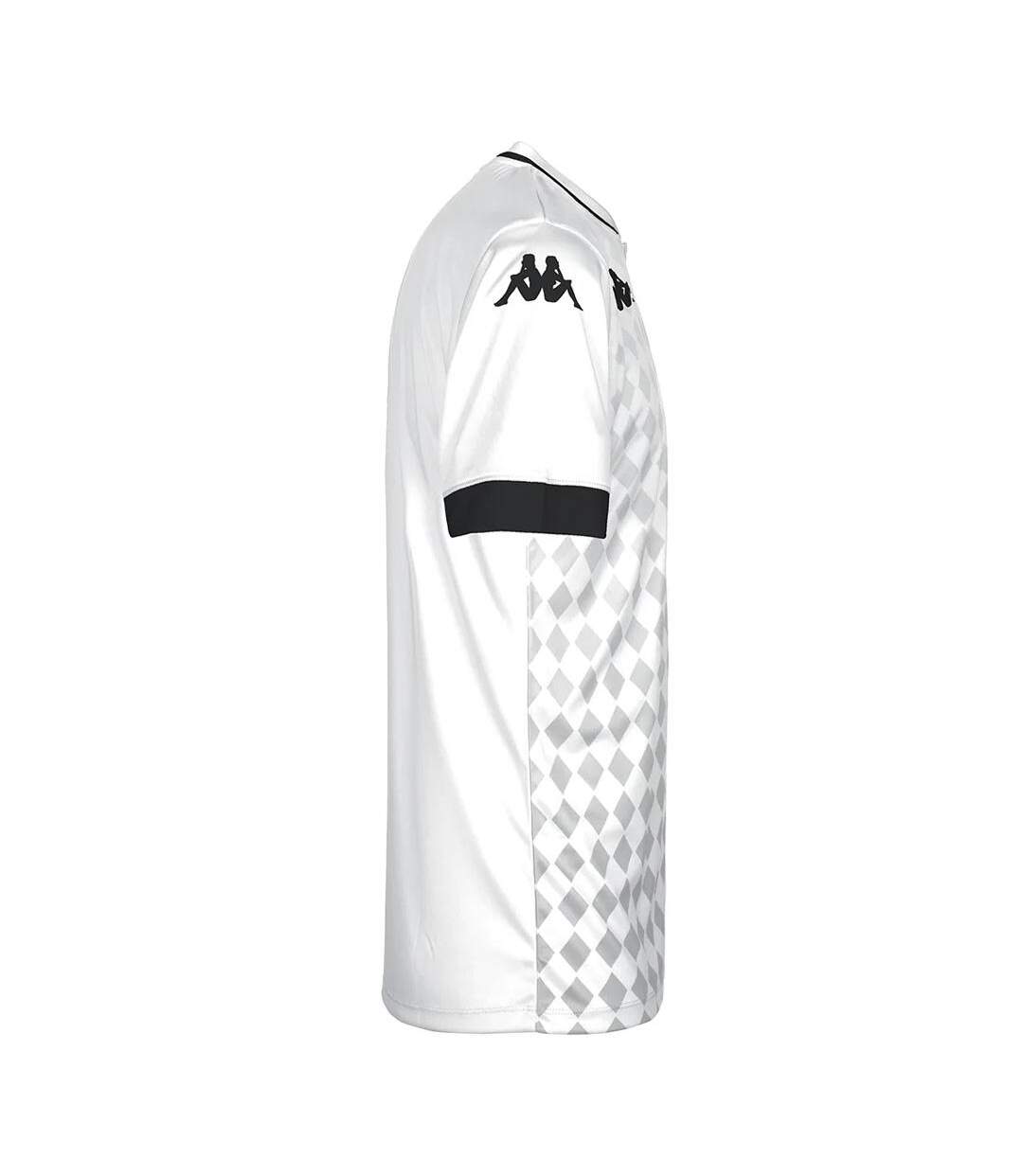 Maillot de sport blanc/noir homme kappa bofi - l-2