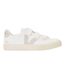 Womens/ladies Recife Leather Touch Fastening Court Trainers White Natural Veja-2