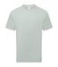 T-shirt unisexe en coton pour adultes sage Fruit of the Loom-1