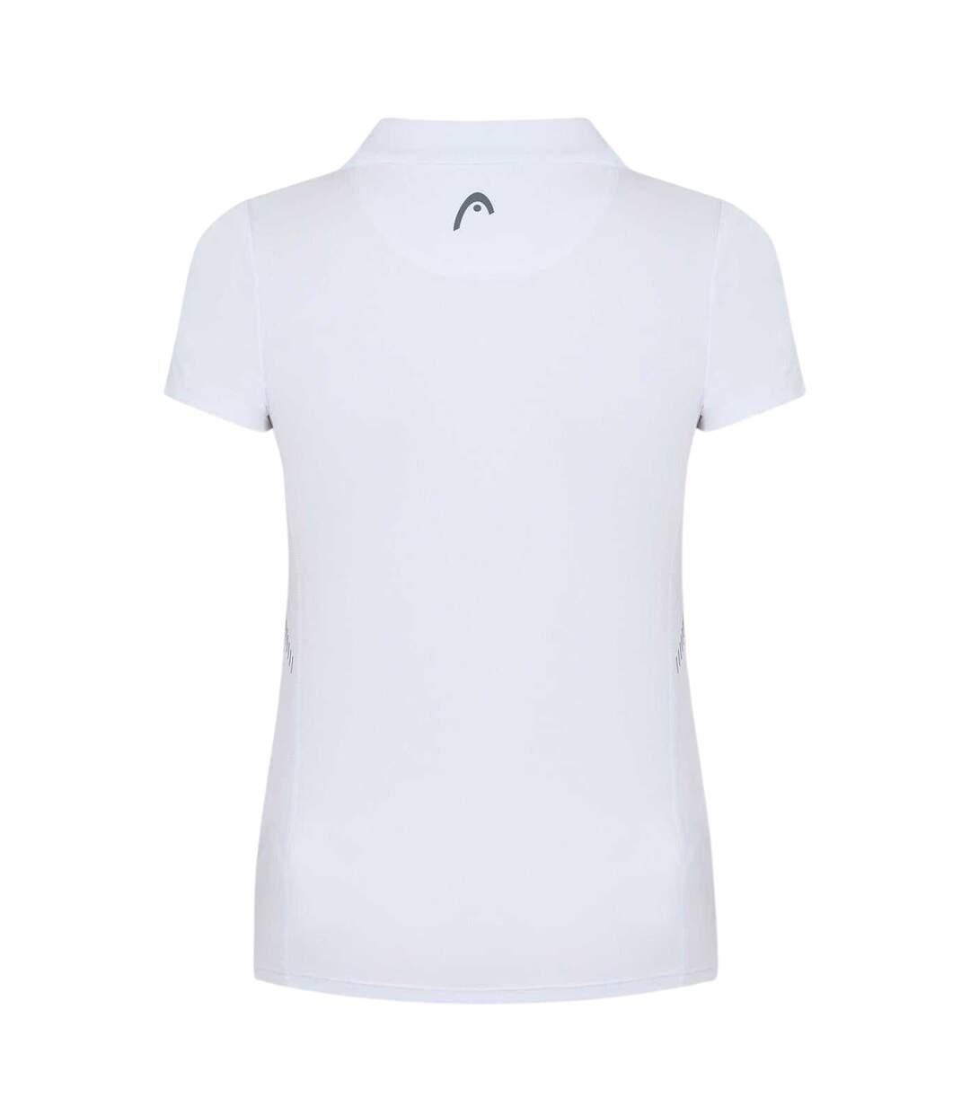 Polo Motif/style Logo Club Femme Bleu Clair Head-2