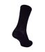 3 Pair Unisex Merino Wool Ribbed Seamless Diabetic Socks for Swollen Legs-4