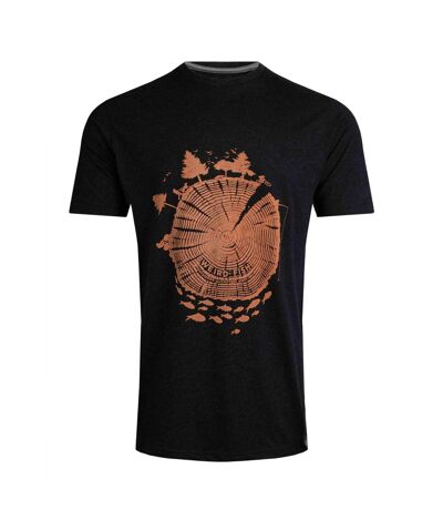 T-shirt woodsman homme noir Weird Fish