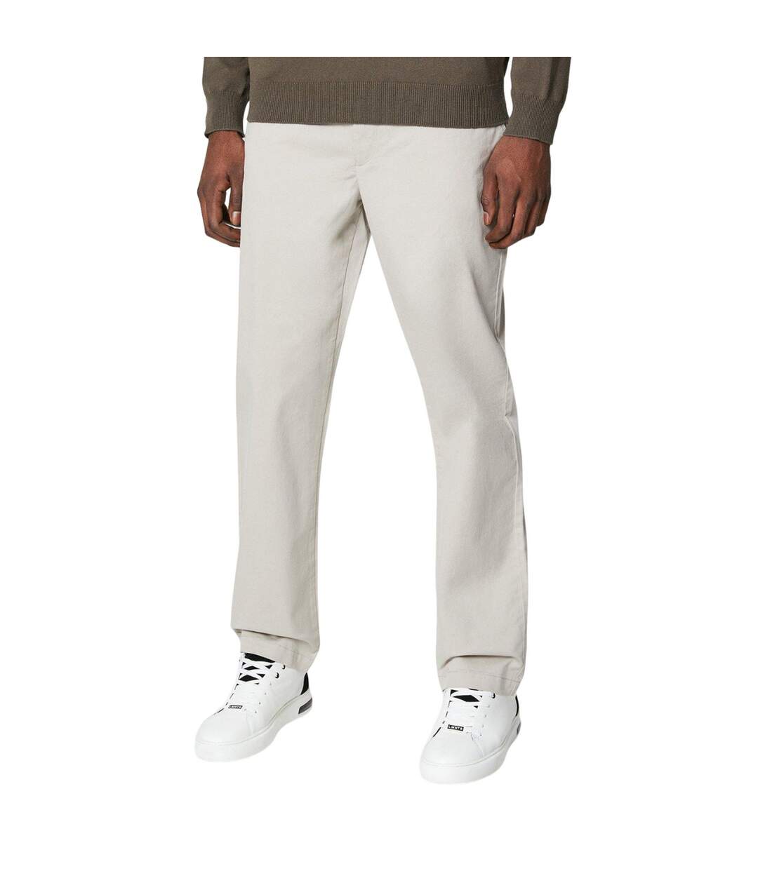Pantalon Premium Homme Beige Pâle Maine-1