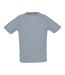 T-shirt Sporty Homme Gris SOLS-1