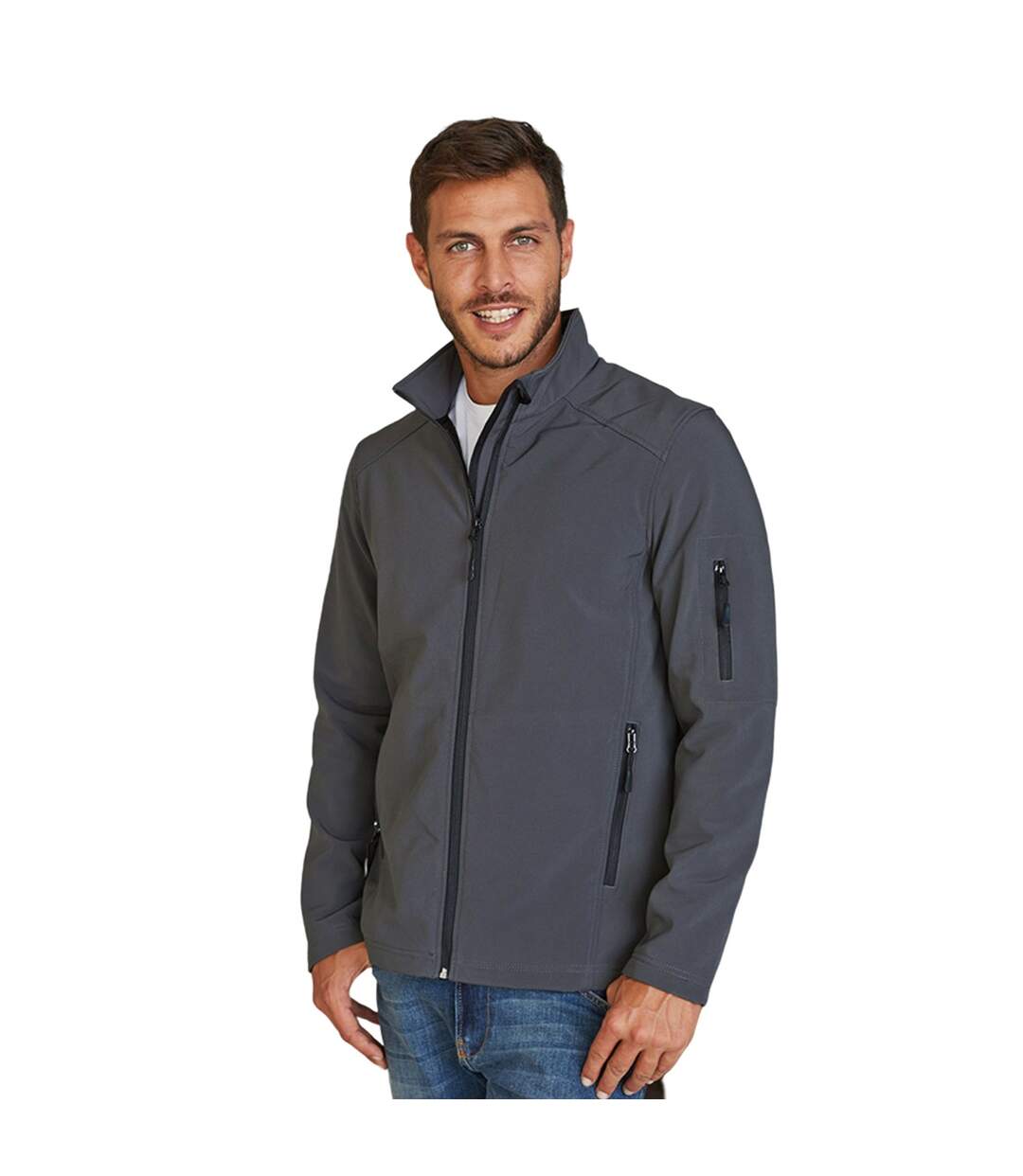 Kariban Mens Contemporary Softshell 3 Layer Performance Jacket (Titanium) - UTRW715-2