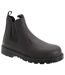Mens Grinder Safety Twin Gusset Leather Dealer Boots Black Grafters-1