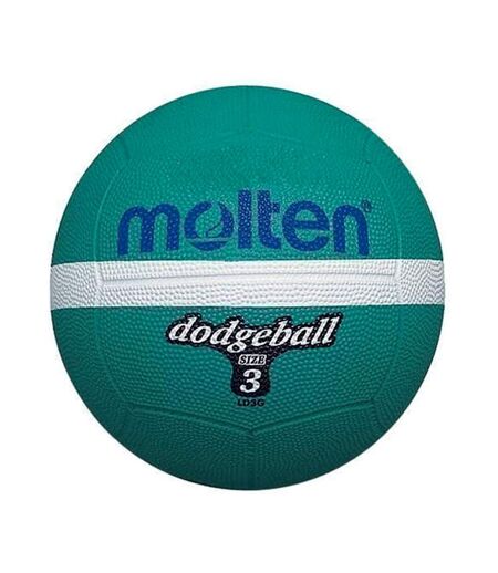Molten - Ballon de dodgeball (Vert / Blanc) (Taille 3) - UTCS629
