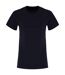 Womens/ladies embossed panel t-shirt french navy TriDri