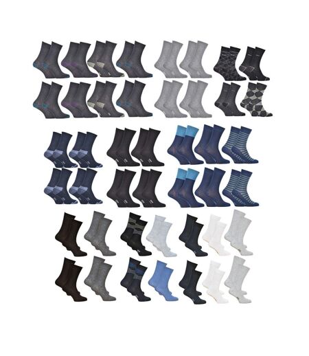 Chaussettes homme DIM en Coton Confort et Elegance -Assortiment modèles photos selon arrivages- - Pack de 10